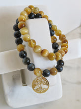 Load image into Gallery viewer, Gabby’s Wonderful World Bracelet - Tiger’s Eye Tree of Life