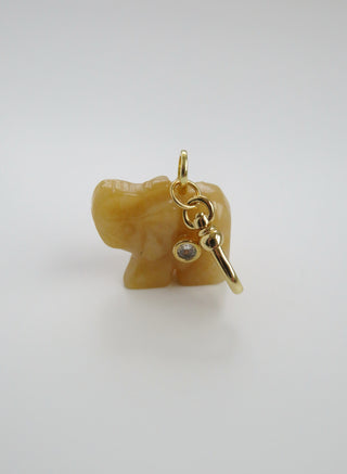 Lucky Crystal Elephant Charm