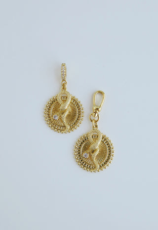 Wholeness Serpent Pendant - Hinged Clasp