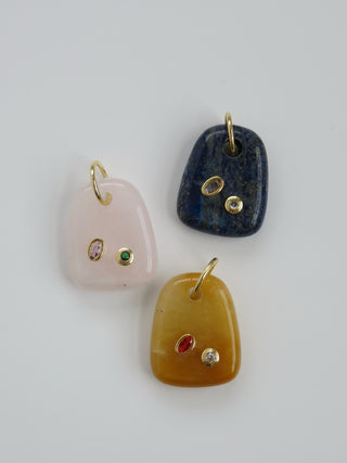 Natural Healing Gemstone Charms