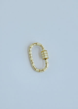 Enamel Carabiner Charm Holder Clasp