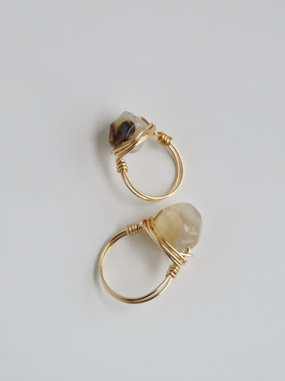 Polished Stone Ring - 4.5 & 8 Current Rings Made