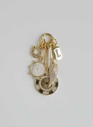 Divine Love, Life & Devotion Initial Charm Cluster