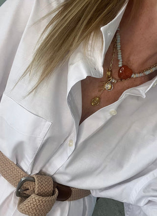 Celestial Protection Monogram Charm Necklace