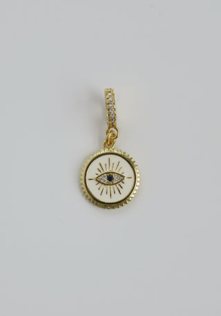 Hilda Evil Eye Charm on Diamond Clasp