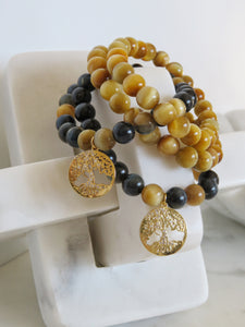 Gabby’s Wonderful World Bracelet - Tiger’s Eye Tree of Life