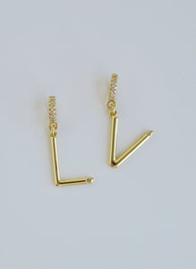 Initial with Diamond Accent on Clasp