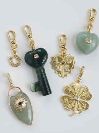 Crystal Heart Charm