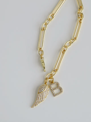 Set Your Intention Initial Bracelet