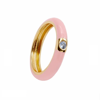 Skylar Diamond Enamel Rings