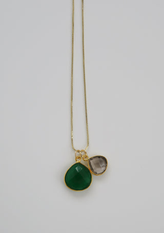 Topaz and Green Quartz Crystal Collection