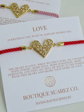 Load image into Gallery viewer, Beatrice Diamond Heart Bracelet - Love