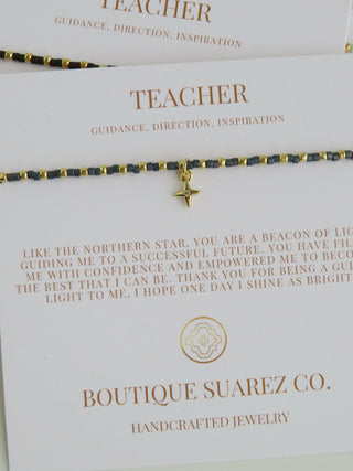 Ashlyn Teacher Bracelet - Guidance, Direction & Inspiration
