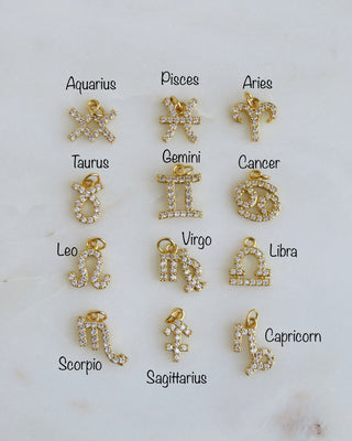 Personalized Diamond Zodiac Bracelet
