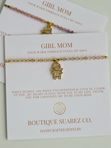 Kira Girl Mom Bracelet - Girl Mom