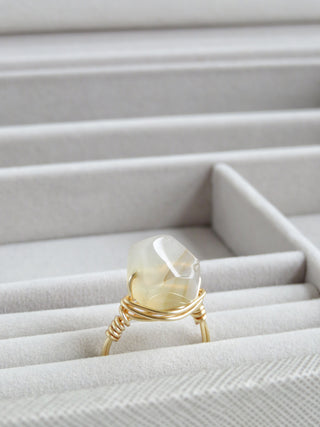 Polished Stone Ring - 4.5 & 8 Current Rings Made