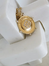 Load image into Gallery viewer, Eternal Love Medallion - 14k Gold &amp; 14k Gold Plated - trademark design