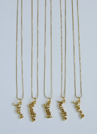 Nana. Mimi. Auntie. Sissy. Bestie Necklace