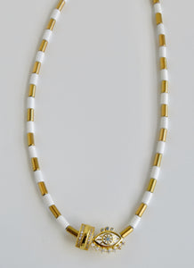 Stella Enamel Necklace