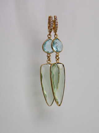 Peridot Blue Topaz Crystal Collection