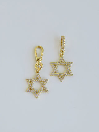 Timeless Brilliance - Star of David Charm on Clasp