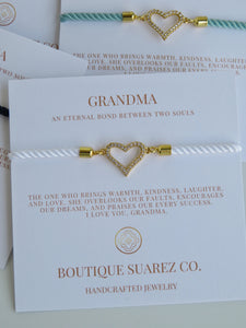 Beatrice Grandma Bracelet - Heart