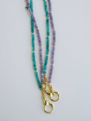 Divine Blessings - Hamsa Double Clasp Wrap Bracelet - Necklace