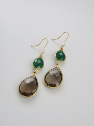 Topaz and Green Quartz Crystal Collection