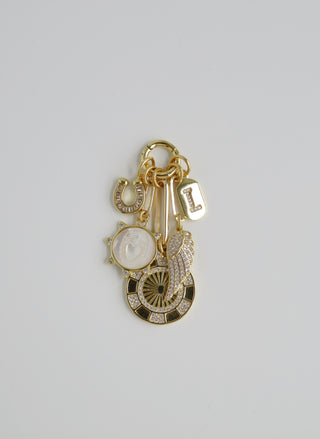 Divine Love, Life & Devotion Initial Charm Cluster
