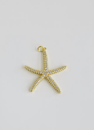 Diamond Starfish Charm