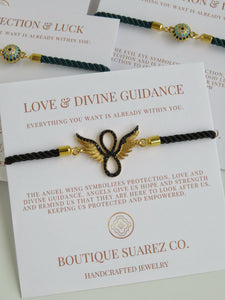 Beatrice Infinity Angel Wings Bracelet - Love & Divine Guidance