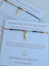 Load image into Gallery viewer, Abigail Cornicello  Bracelet - Protection. Luck &amp; Abundance - Black, Red, Blue &amp; Gold