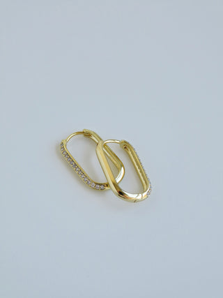 Cadence Diamond Hoops