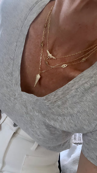 Diamond Wings Necklace