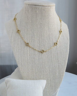 Diamond Clover Necklace