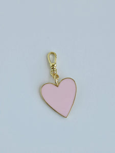 Enamel Heart Pendant with Clasp