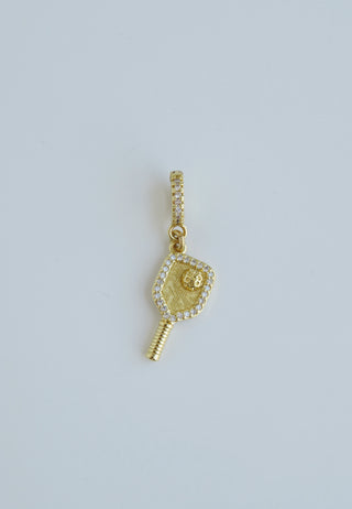 Pickleball Charm on Diamond Clasp