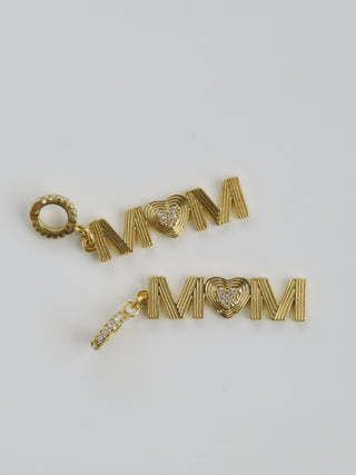 Mom Vibes Charm on Diamond Clasp