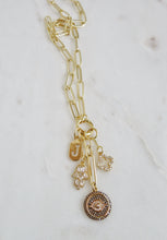 Load image into Gallery viewer, Agnes Evil Eye Charm Cluster Necklace