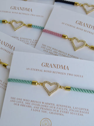 Beatrice Grandma Bracelet - Heart