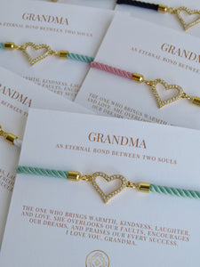 Beatrice Grandma Bracelet - Heart