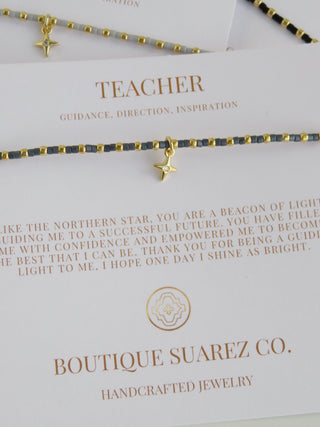 Ashlyn Teacher Bracelet - Guidance, Direction & Inspiration