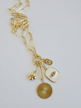 Load image into Gallery viewer, Luck &amp; Divine Energy Charm Cluster Necklace