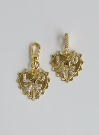 Radiant Love Charm on Clasp