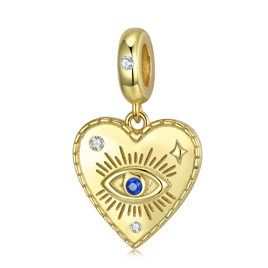 Heart Evil Eye Enhancer Charm