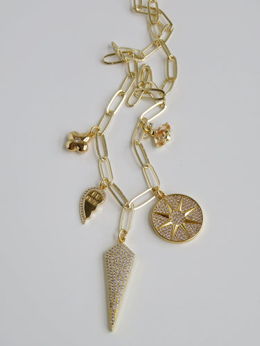 Gwen Clip Link Necklace