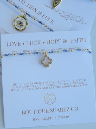 Symbolic Shimmer - Beaded Bracelets