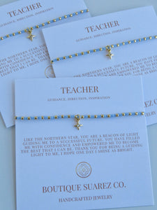 Ashlyn Teacher Bracelet - Guidance, Direction & Inspiration