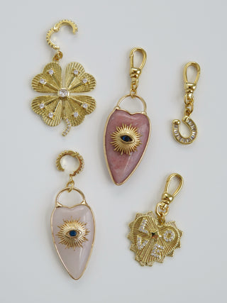 Galina Crystal Evil Eye Heart Sun Charm