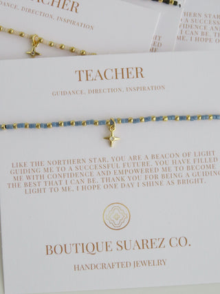 Ashlyn Teacher Bracelet - Guidance, Direction & Inspiration